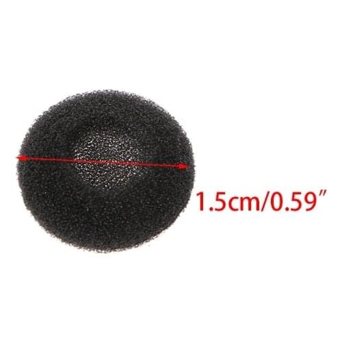 10Pcs 15mm Soft Sponge Earphone Earbud Pad Covers Replacement For MP3 MP4 Mobile Phone LX9B
