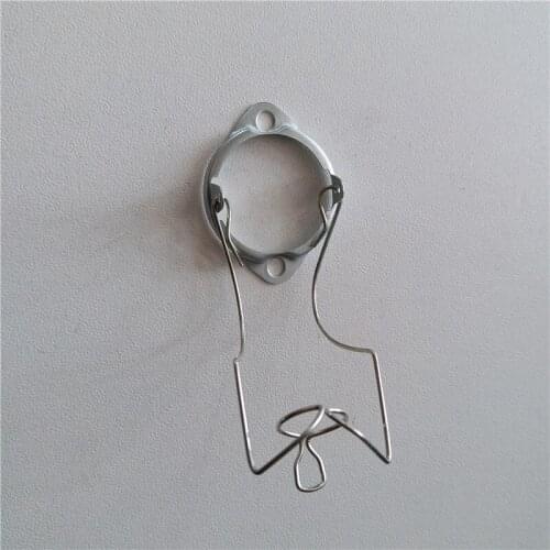 20pcs ceramics socket Shield 9T-55 55mm silver Tension spring for amplifier tube socket