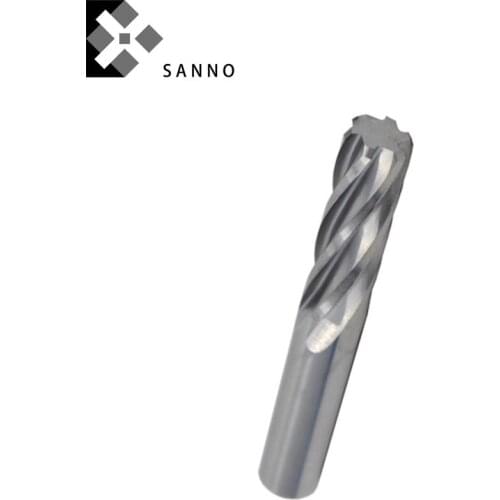 55 Degree H7 precision spiral reamers soild tungsten steel customized straight shank machine reamer with long flute