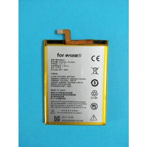AZK 100% Tested New 4000mAh E169-515978 E169 515978 Battery for ZTE Blade X3 Q519T D2 A452 Cellphone battery + Tracking Number