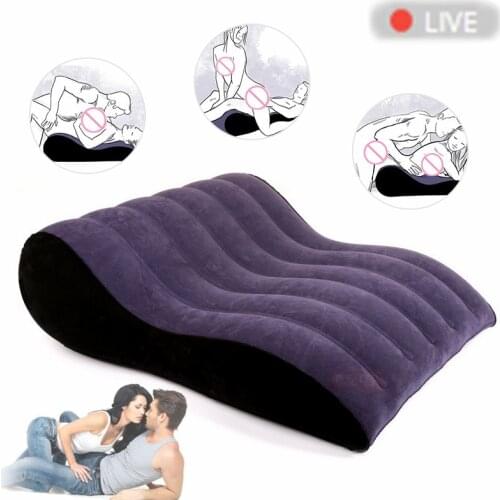 Sex Sofa Hot Body Sex Wedge Pillow Sex Love Game Inflatable Love Position Cushion Aid Furniture Recliner Couple sex chair