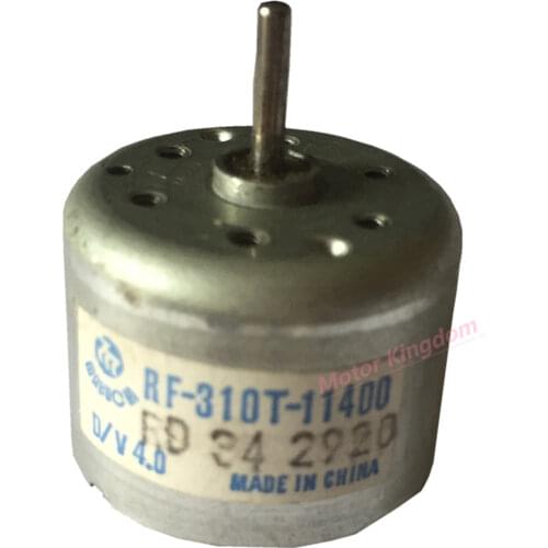 MABUCHI RF-310T-11400 D/V 4 Electric Motor DC 4V 10mm Shaft Engine For CD DVD Player Spindle