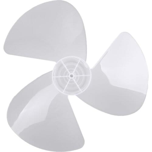 IEFIEL16 Inch Household Plastic Fan Blade Three Leaves for Standing Pedestal Fan Table Fanner General Accessories