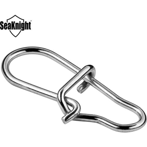 SeaKnight Fishing Connector 50PCS Stainless Steel Rolling Swivel Fishing Accessory Saltwater Tool 0# 1# 2# 27kg 38kg 45kg Drag