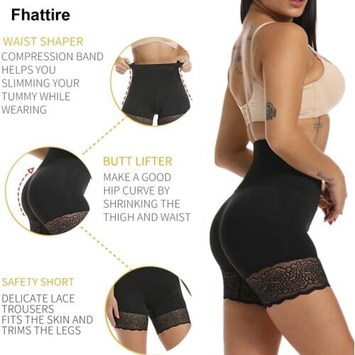 High Waist Shapewear Body Shaper Butt Lifter Waist Trainer Booty Enhancer Control Panties Tummy Slimming Underwear Fajas Shorts