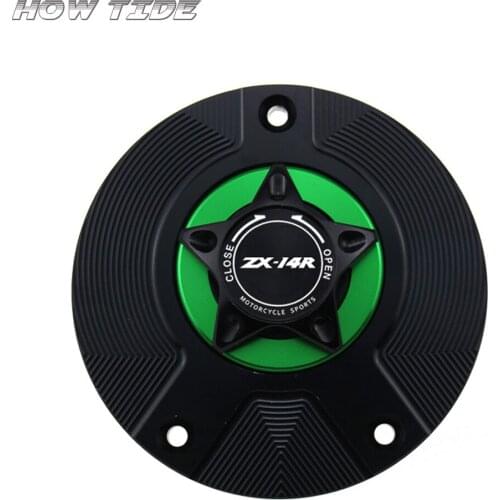ZX 14R Gas Fuel Tank Cap for KAWASAKI ZX-14R NINJA 2006-2016 Motorcycle Accessories CNC Cover