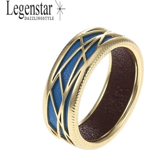 Legenstar 2020 Pyramid Rings for Women Luxury Wedding Rings Bague Femme Romantic DIY Leather Belt Finger Ring