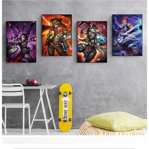 5D DIY Diamond Painting Game Artwork Poster Full Drill Diamond Embroidery Mosaic Painting Cross Stitch Kits Home Decor