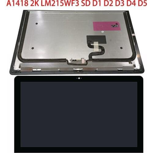 Brand New LM215WF3 SD D1 D2 D3 D4 D5 For iMac 21.5" A1418 2K 661-7109 LCD LED Screen Assembly with Glass 2017 MMQA2 EMC 3068