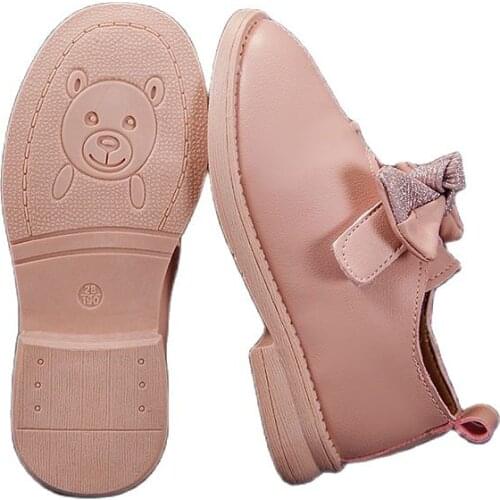 Girls Princess Bowknot Shoes Baby Kids Cute Shoes Toddlers Non-slip Spring Fashion Dress Party Casual Single Flats Children