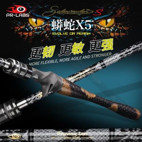 Lure Rod Fuji 2.13m 2.2m 2.4m Python Lure Rod High-carbon straight spear handle Blackfish stick its nose and throw a fishing rod