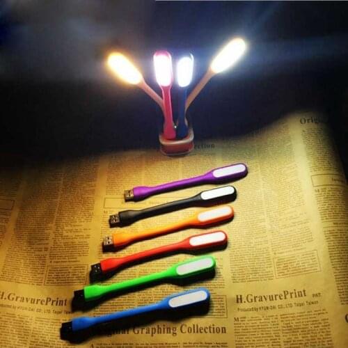 Ultra Bright 1.2W LEDs USB lamp for Notebook Computer Laptop PC Portable Flexible metal Neck LED USB light foldable book light