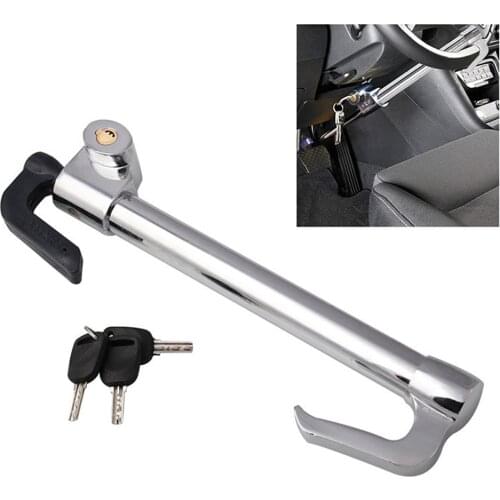 Universal Anti-Theft For Car Car Steering Wheel Lock For Toyota For Volvo Models Auto Security Brake Pedal Clutch Lock Suitable