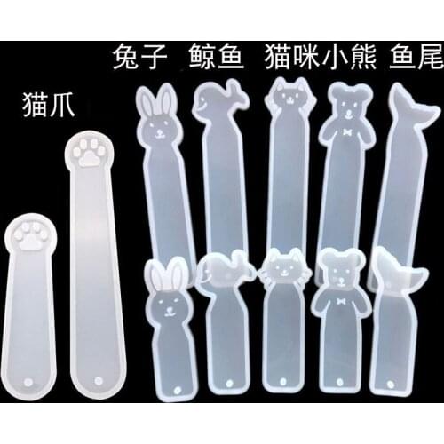 Mirror DIY Crystal Drop Mould Animal Bookmark Mould 18001