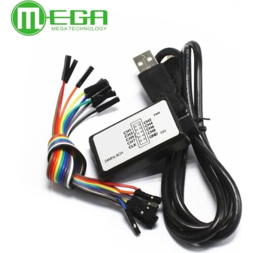 1sets New Arrival USB Logic Analyze 24M 8CH