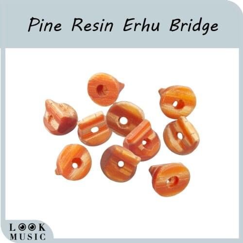 10PCS Pine Resin Erhu Code With Hole Chinese Erhu Bridge Mazi
