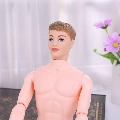 30cm 12 Moveable Jointed Nude Doll Body for Ken Boy Male Man Boyfriend Prince