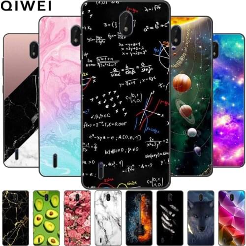 For Nokia C01 Plus Case Black Bumper Coque Soft TPU Phone Cases For Nokia C01 Plus Silicone Cover 5.45'' Protective Shells Funda