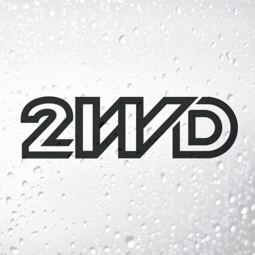 Black/Sliver 2WD Campervan Car Sticker Small/Big Size Removable Waterproof Window Body Decal CL791