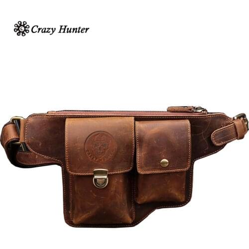 Мужские повседневные сумки Crazy Hunter China At AliExpress