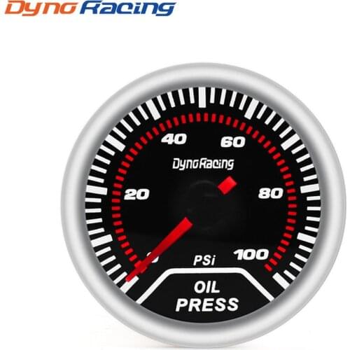Dynoracing Auto Oil press gauge 2" 52mm Oil pressure gauge sensor 0-100 PSI displaying Car meter BX101230