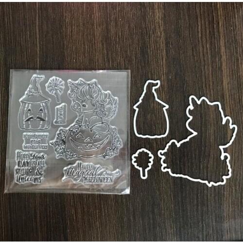 Unicorn metal die cutting dies scrapbooking embossing folder suit for sizzix fustella big shot cutting machine B003