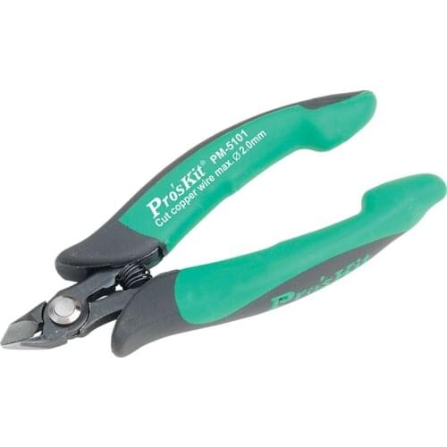 ProsKit PM-5101 Cutting Electrical Wire Cable Cutters DIY Electronic Diagonal Pliers Side Cutting Nippers Wire Cutter Tools