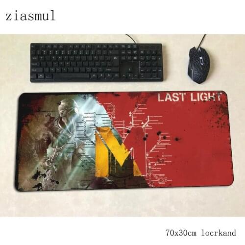 Metro 2033 mouse pad gamer locrkand 70x30cm gaming mousepad pc notbook desk mat cute padmouse games hot sales gamer mats gamepad