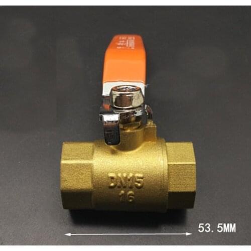 DN15 1/2" BSP Female Project Brass Ball Valve Water Gas With Handle For Home Improvement