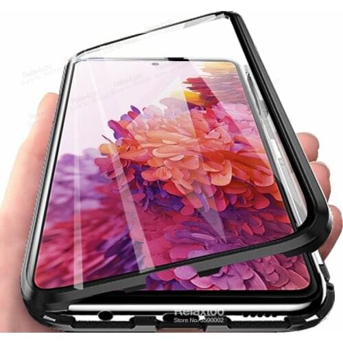 360° Magnetic Flip Phone Cover Case For Samsung Galaxy S20 FE Case Sumsung S 20 Fan Edition S20EF Protective Glass Coque Fundas