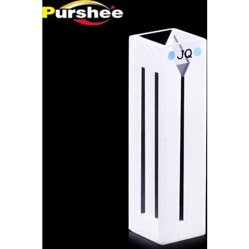 Micro quartz fluorescence cuvette with lid(350ul)