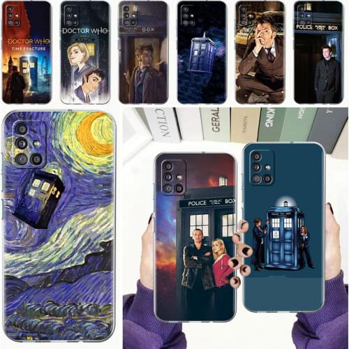 Soft Phone Case For Samsung Galaxy A51 A21s A71 A12 A31 A52 A41 A32 A02s A11 A72 A42 Clear Back Cover Funda Box Doctor Who Funda