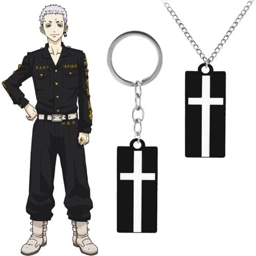 Tokyo Revengers Izana Kurokawa Necklaces Acrylic Anime Cosplay Props Drop Necklace for Women Fashion Jewelry Accessories