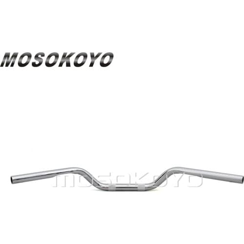 Chrome Universal 1" Handlebar 25.4mm Drag Bar for Harley Sportster 883 1200 All Year Cafe Racer Chopper Scrambler