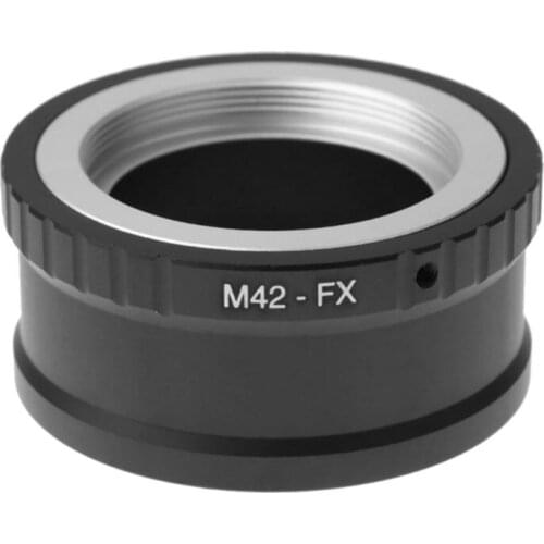 Universal Adjustable Aluminum M42-FX M42 M 42 Lens for Fujifilm X Mount Fuji X-Pro1 X-M1 X-E1 X-E2 Adapter Ring Camera Kit C7AA