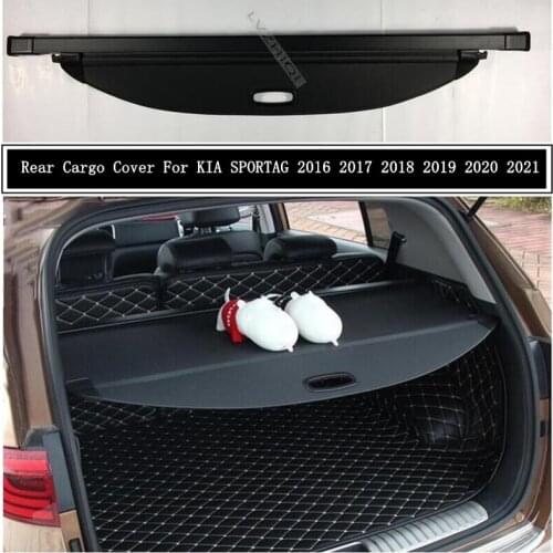 Rear Cargo Cover For KIA SPORTAG 2016 2017 2018 2019 2020 2021 Privacy Trunk Screen Security Shield Shade Auto Accessories
