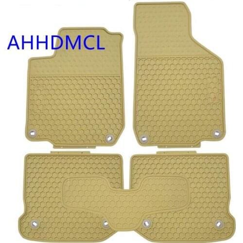Car Rubber Mats Floor Mats Anti-Slip Mat Carpets Feet Pads For Golf 4 MK4 1997 1998 1999 2000 2001 2002 2003 Left Hand Drive