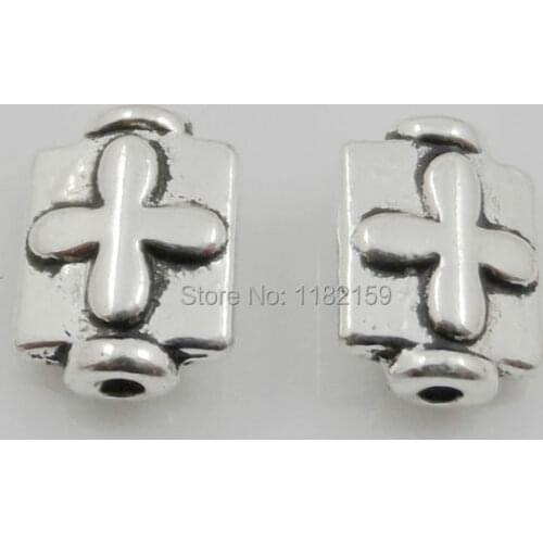 Free Shipping Wholesale200pcs Antique Tibetan Silver/ charm Spacer Beads 10x7mm DIY