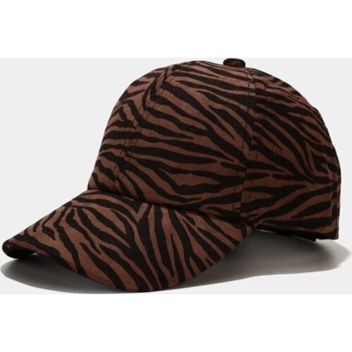 Leopard Print Cotton Casquette Baseball Cap Adjustable Snapback Hats for Men and Women 236