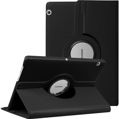 360 Rotating Case for Huawei MediaPad T5 10 T3 9.6 M5 Lite 10.1 8.0 PU Leather Stand Cover for Huawei MatePad 10.4 T8 T10S Case