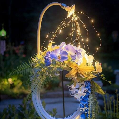 Garland lights string fairy lights, starry sky art lights outdoor gardening lawn lights Christmas wedding decoration