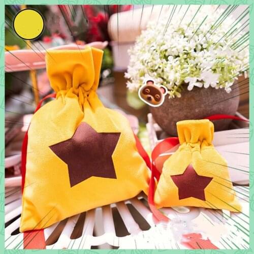 Animal Crossing New Horizons Drawstring Bell Bag Coin Purse Game Cosplay Props Cosplay Wallet; wallets