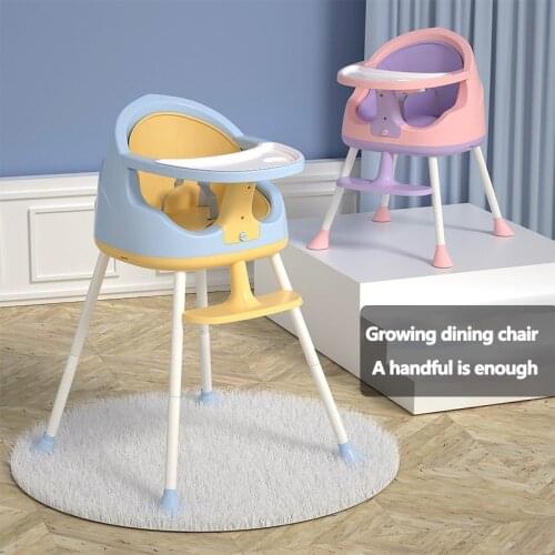 LazyChild New Multi-Function Baby Feeding High Chair Toddler Folding Dining Table Chair Infant Booster Seat with Safe Meal Tray
