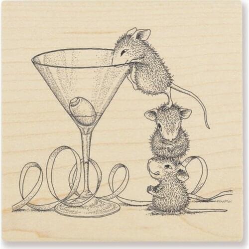 Cartoon mouse Transparent Clear Silicone Stamp/Seal for DIY scrapbooking/photo album Decorative clear stamp 6613