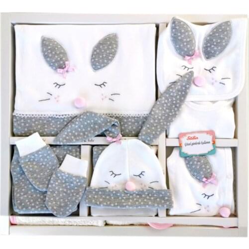 Baby boy girl clothes set spring autumn newborn infant clothing long sleeve bunny outfits casual baby pajamas hospital outlet