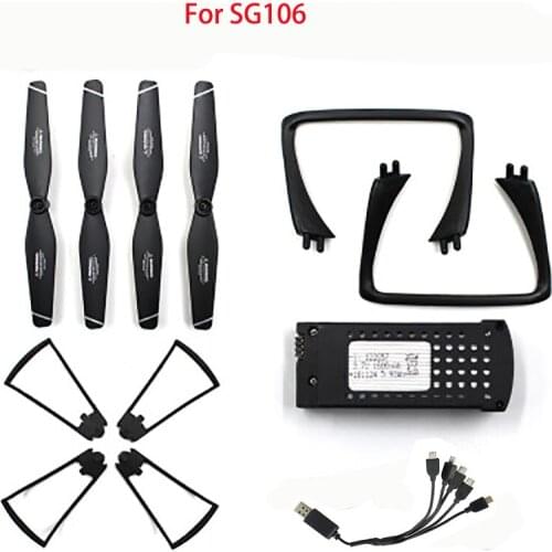 Riginal For SG106 1600mAh 3.7V Lipo Battery for RC Drone Quadcopter Spare Parts 3.7v Rechargeable Battery SG-106