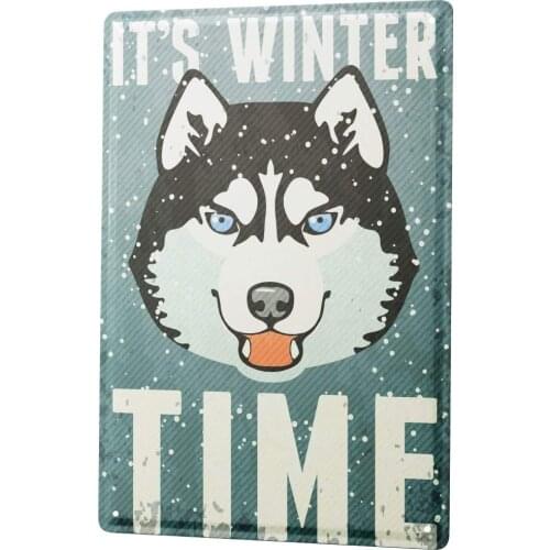 SINCE 2004 Tinplate Retro Winter