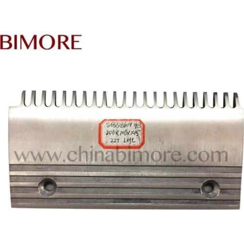 S655B609,S655B609 H03,Escalator Aluminum Comb Plate,Length 206mm,Width 106mm,Install Size 145mm 22T Left