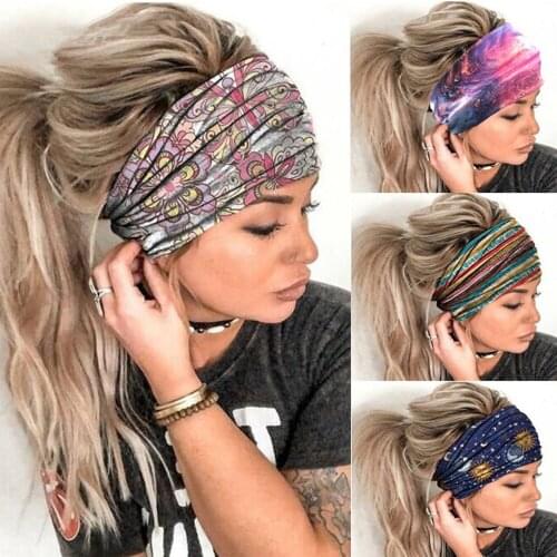 Outdoor Sports Yoga Personalized Printing Wide Models Hair Band Wash Face With The Headband Ladies Headdress