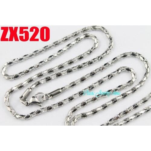 100 meters 2.5mm Lantern chain stainless steel necklace fashion Sweater chain punk jewelry ZX520